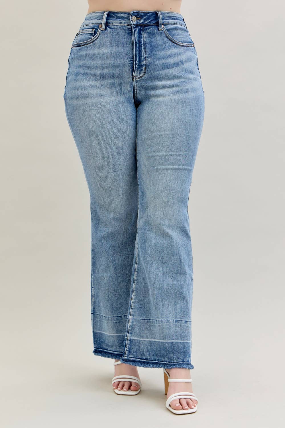 Judy Blue HW "Tummy Control " w/ Release Hem Flare CURVY