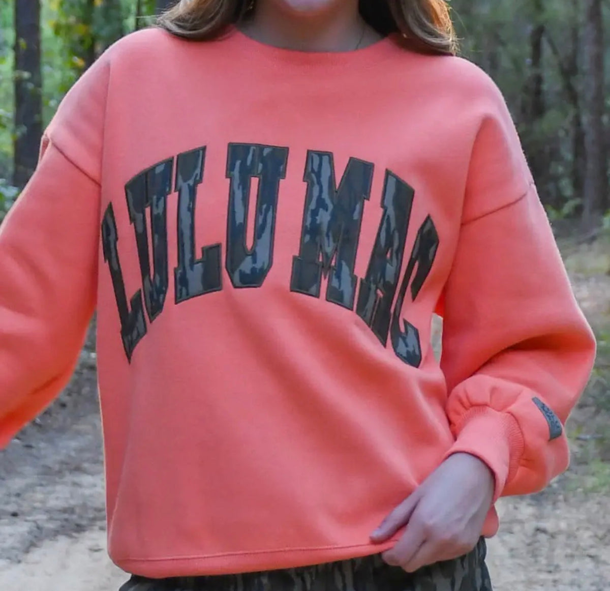 Mossy Oak Lulu Mac Orange Sweatshirt