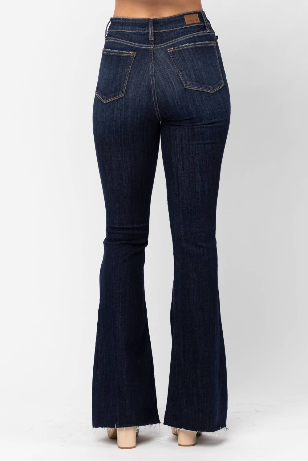 Judy Blue High Waisted Raw Hem Flare