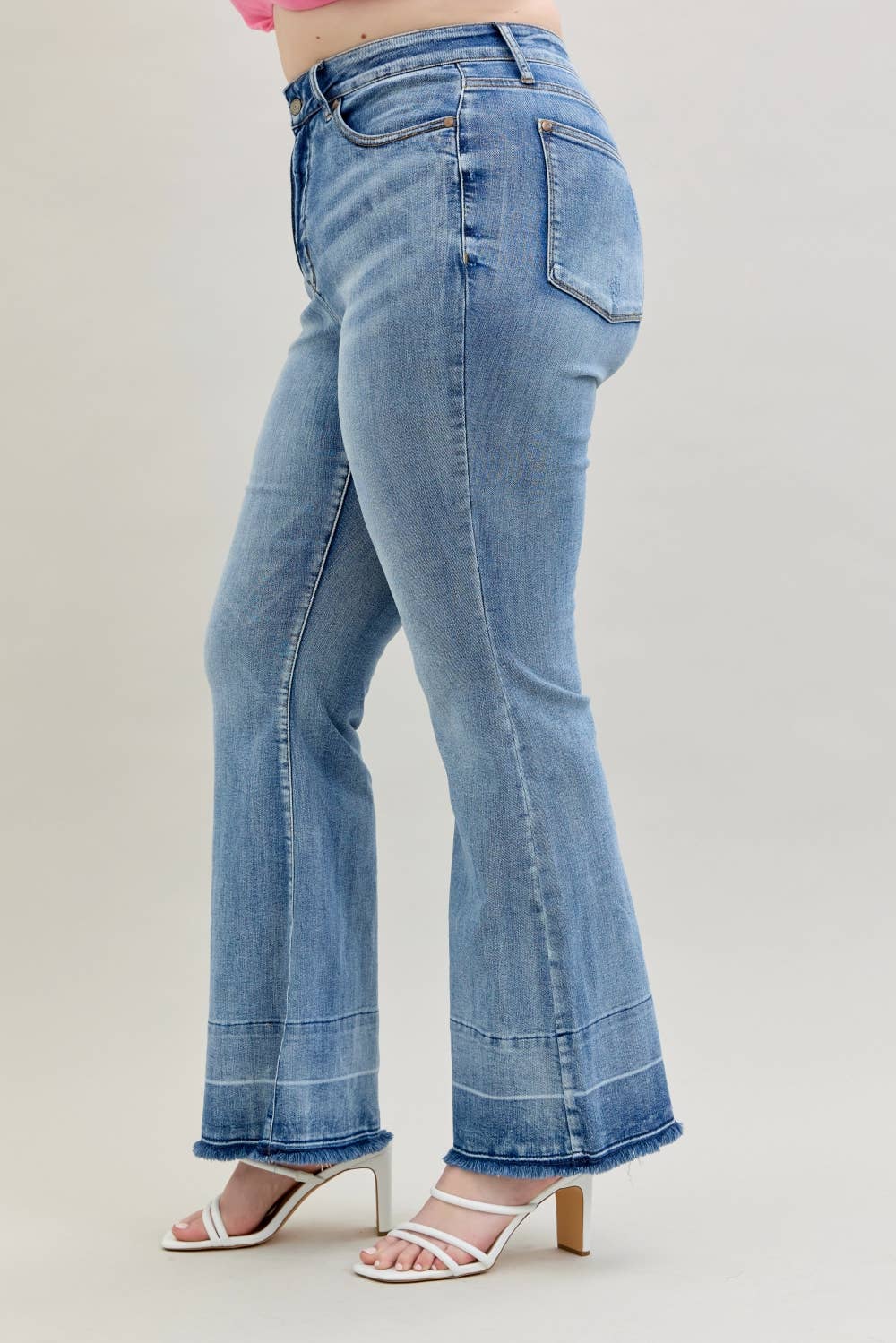 Judy Blue HW "Tummy Control " w/ Release Hem Flare CURVY
