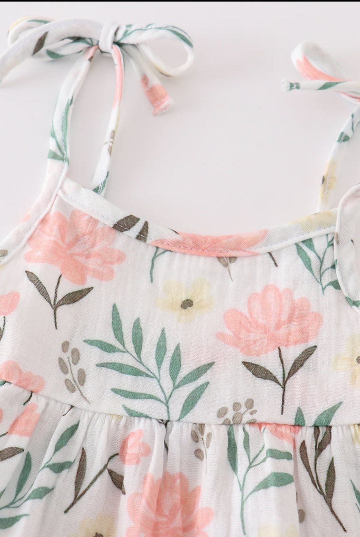 Premium Pink Muslin Floral Set