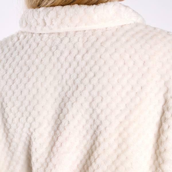 Simply Southern Soft Fleece Snap Pullover in Ivory