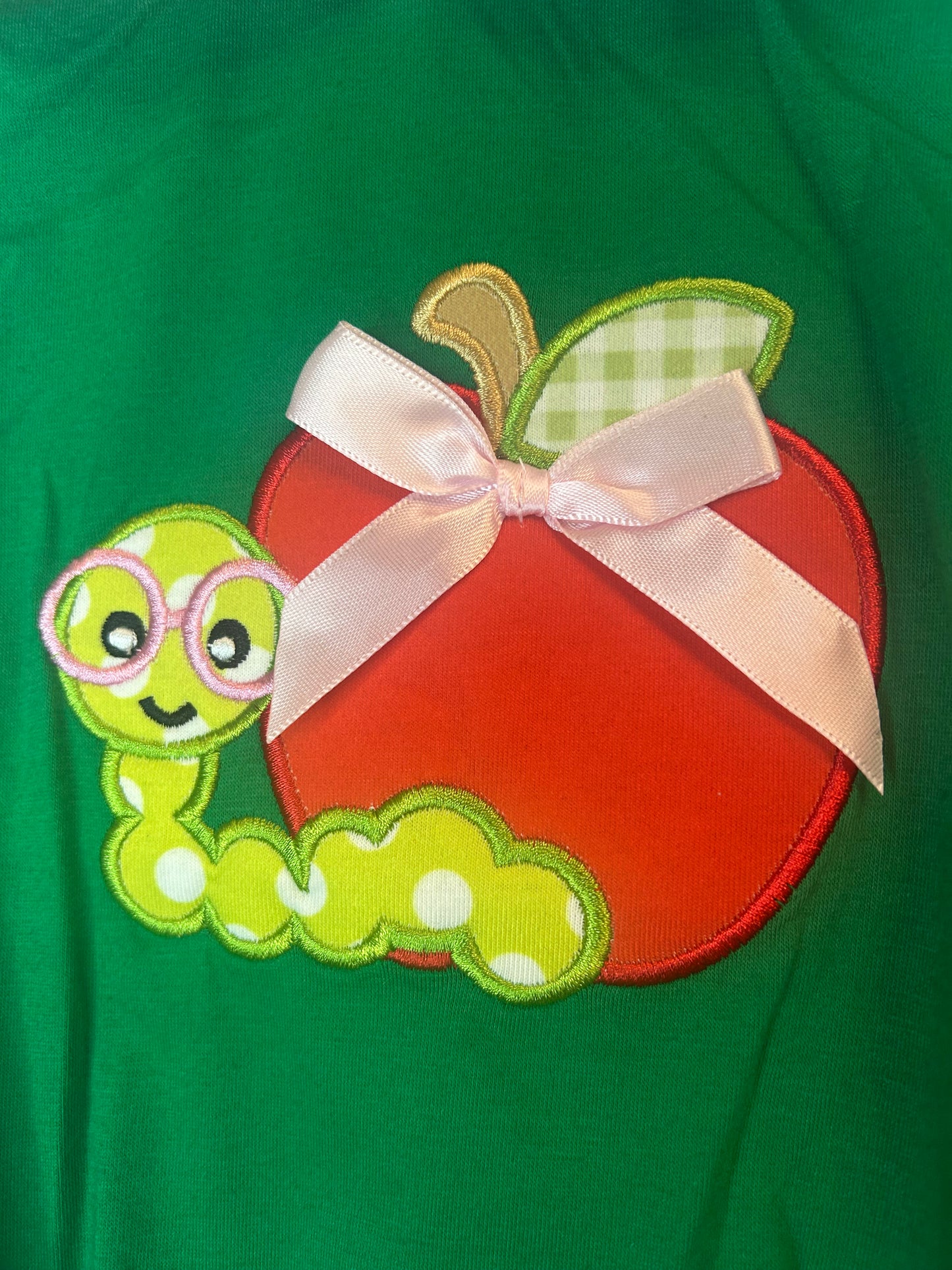 Apple & Worm Baby Bubble Romper šš