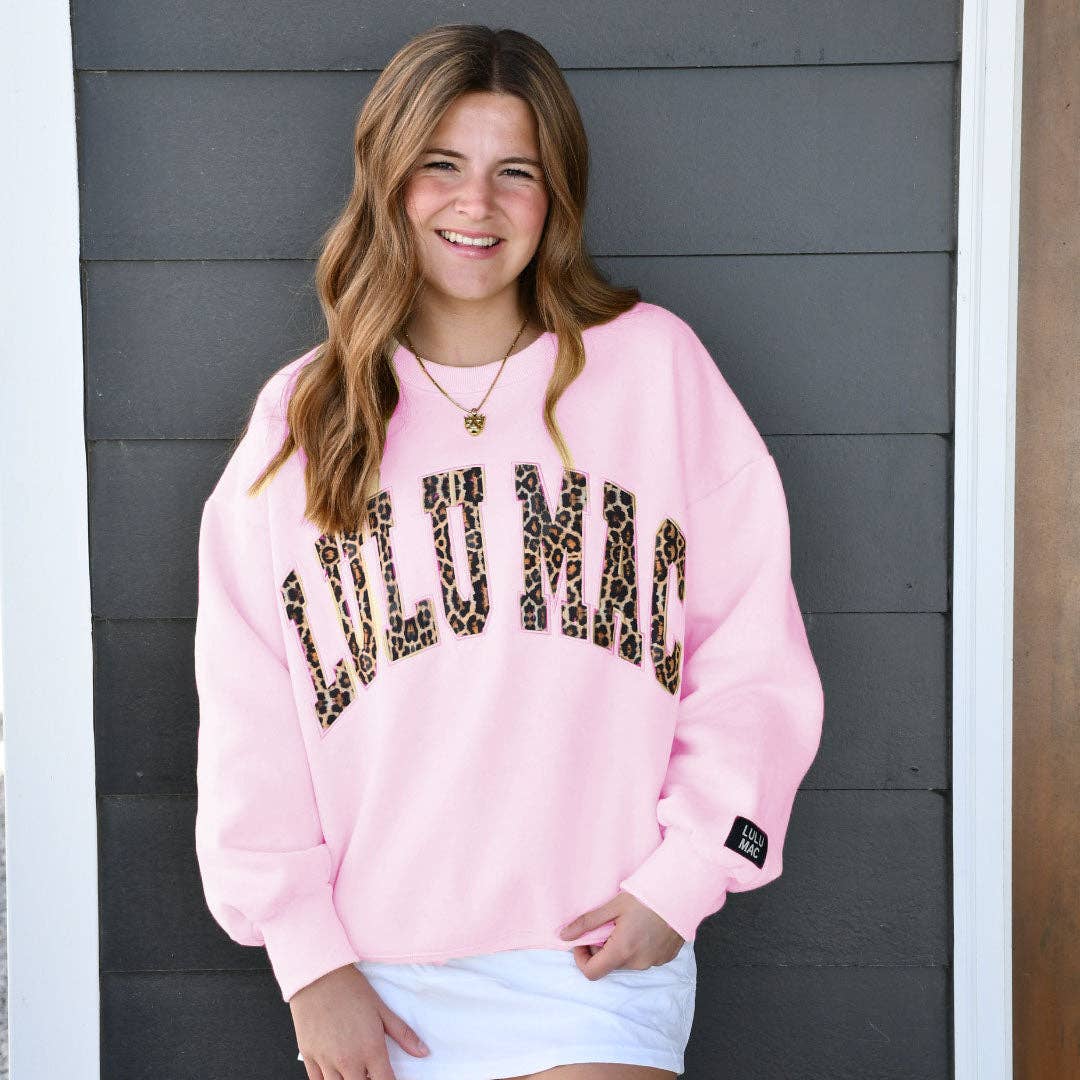 Lulu Mac Pink Leopard Sweatshirt