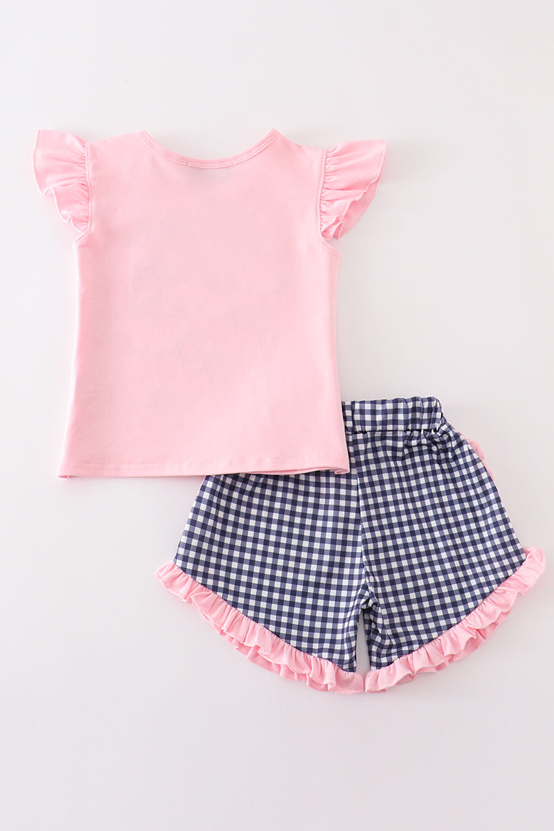 Pink Fishing Puppy Girl Set