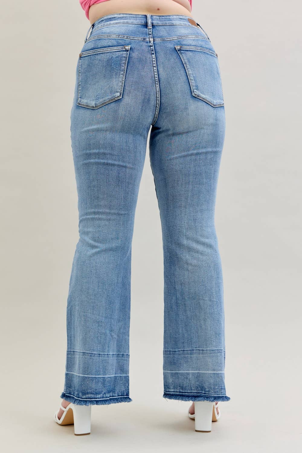 Judy Blue HW "Tummy Control " w/ Release Hem Flare CURVY