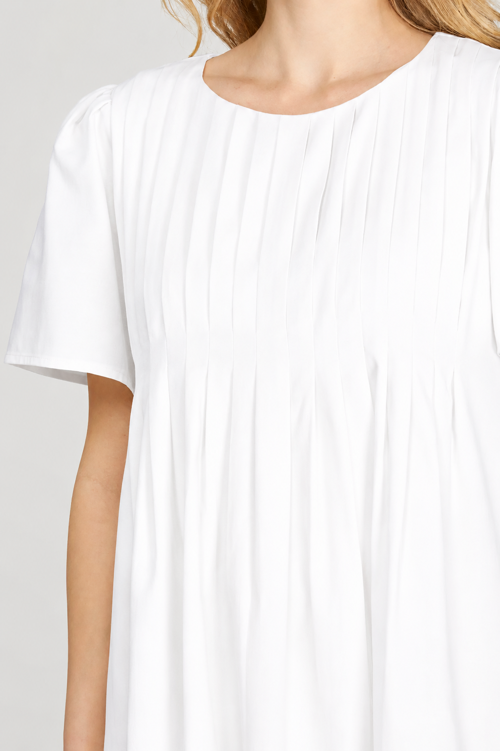 White Willow Pleated Dress by She + Sky