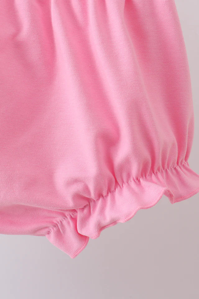 Blue Sailboat Applique Ruffle Bloomer Set