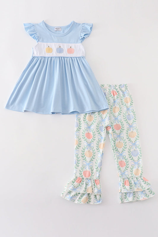 Blue Pumpkin Ruffle Cutie Set