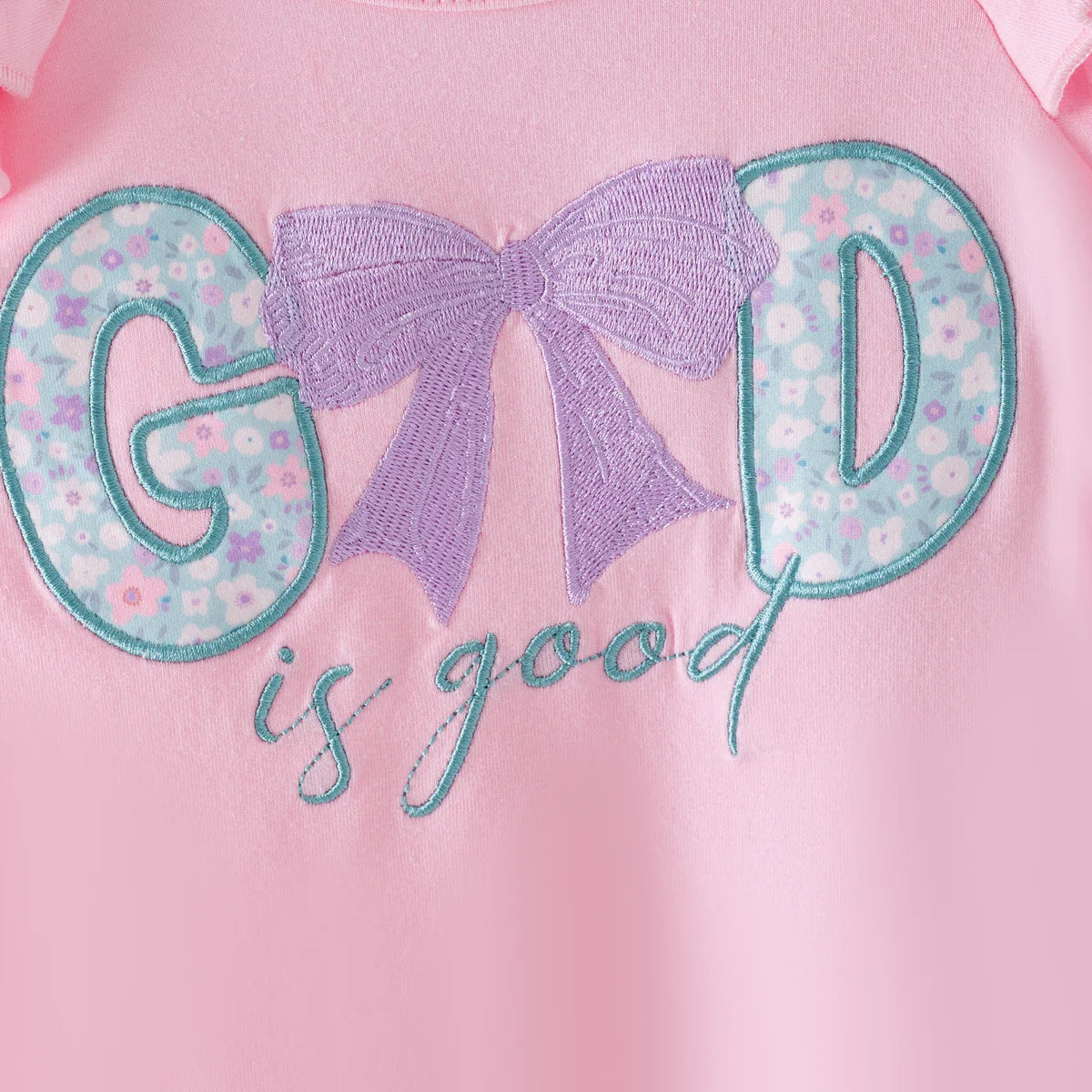 God Is Good Ruffle Top & Bell Bottom Set