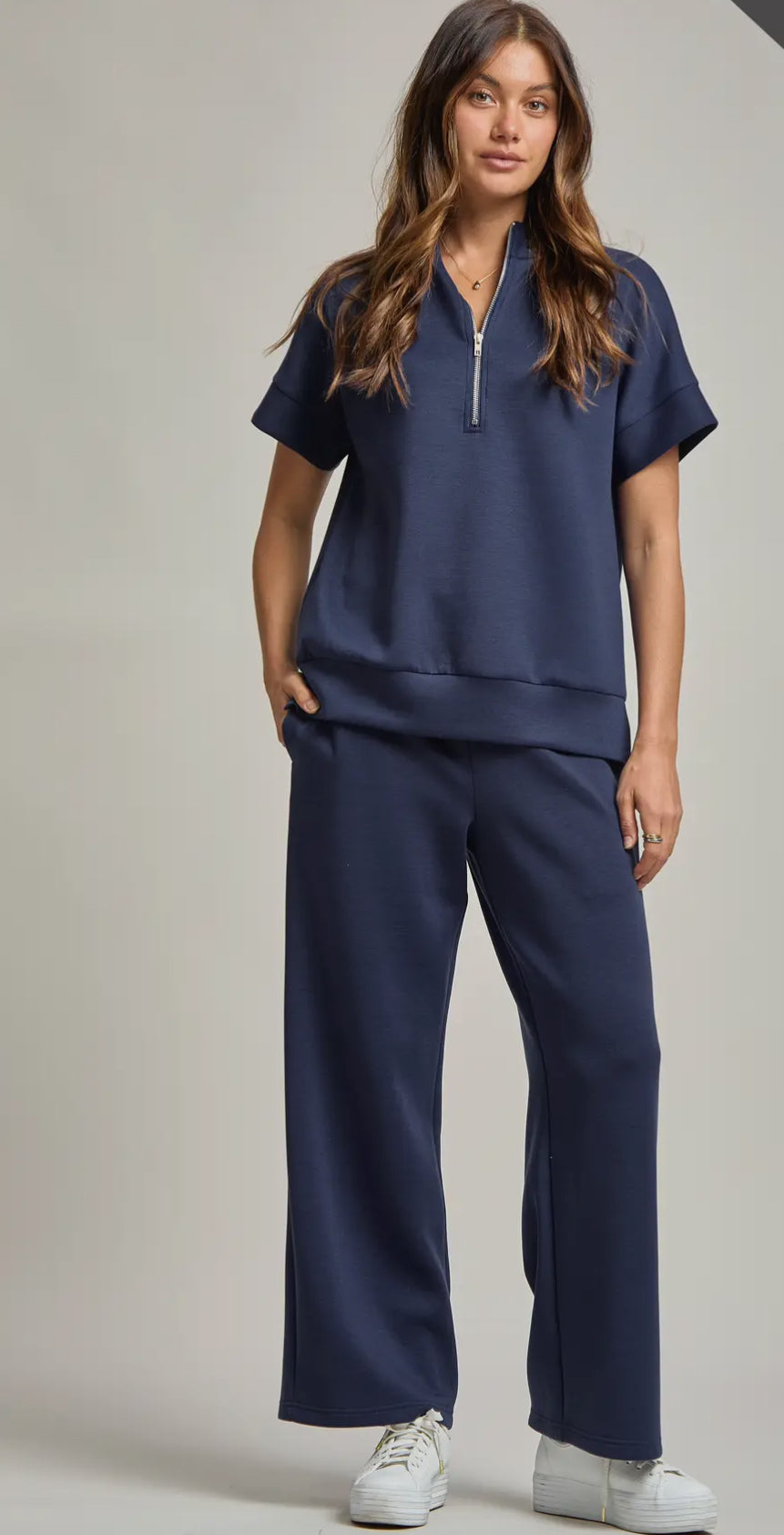 Quarter Zip + Pants Travel Set