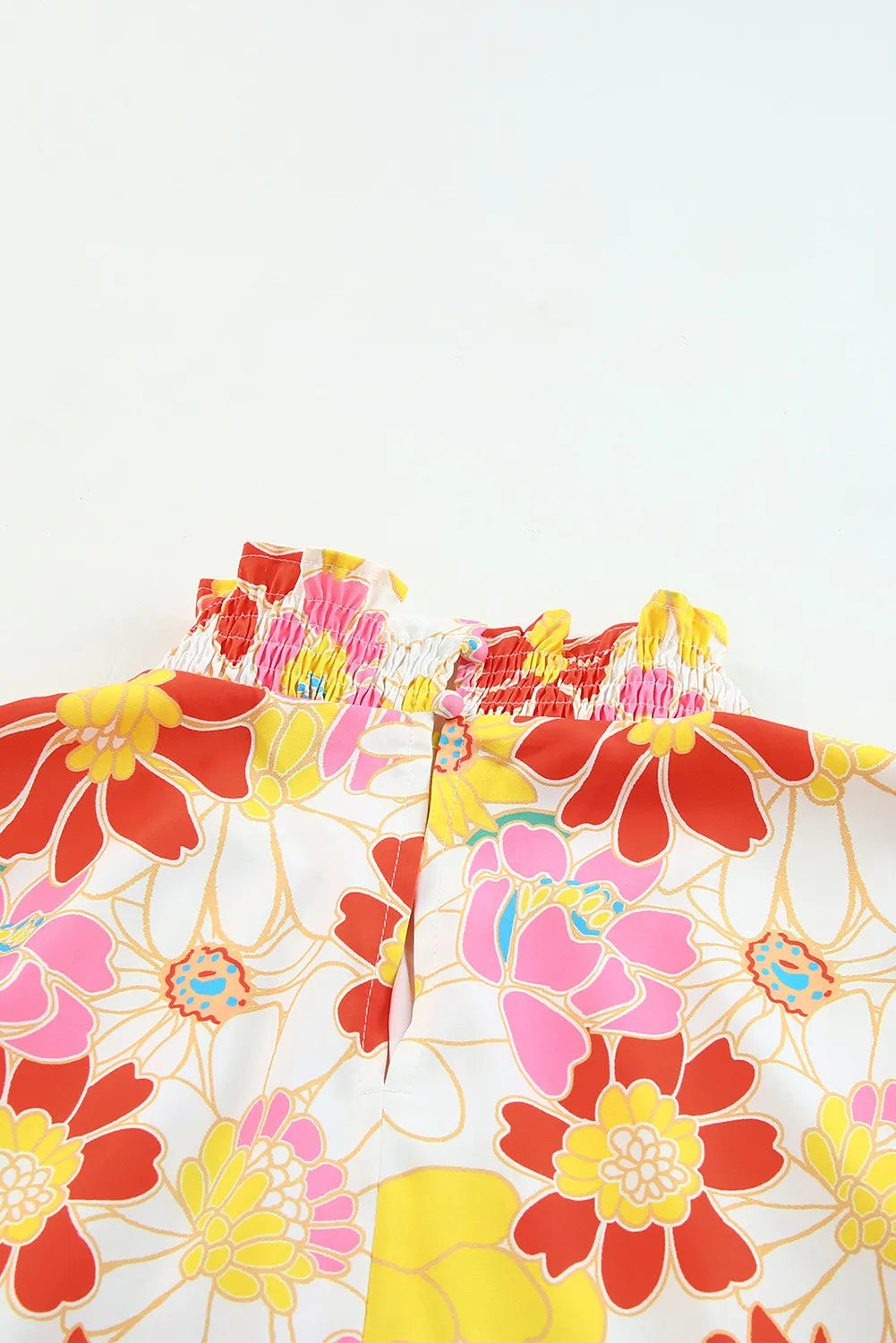 Sunshine Bloom Flutter Sleeve Top