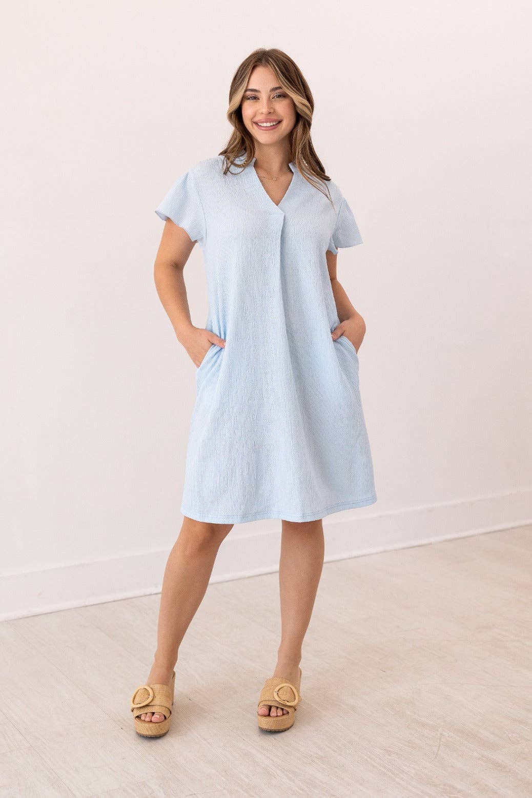 The Nicole Dress, Blue