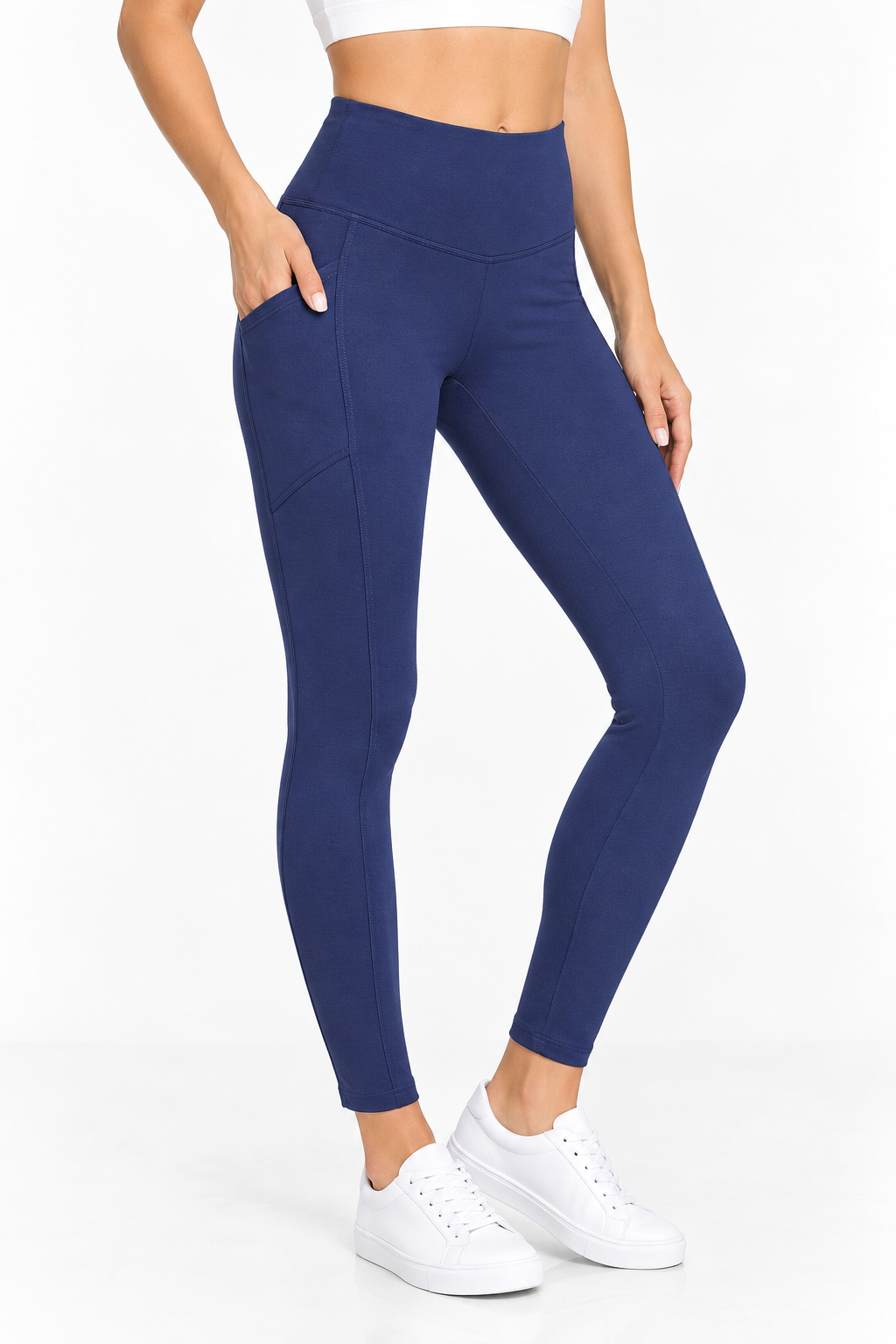 Zenana Buttery Soft Full Length Leggings with Pockets