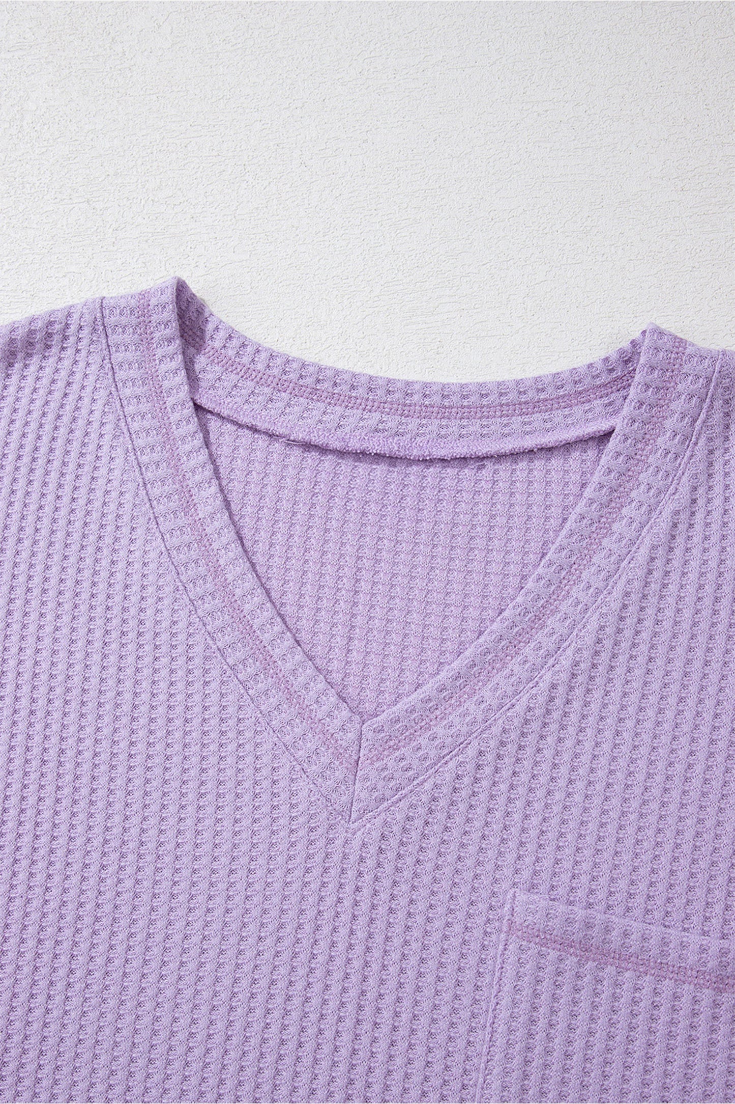 Lavender Waffle Knit Lounge Set