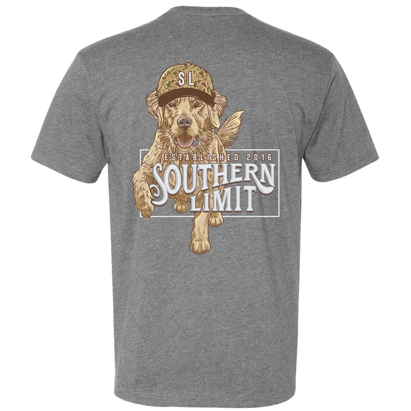 Southern Limit 127 Camo Dog Short Sleeve Men's Graphic Tee