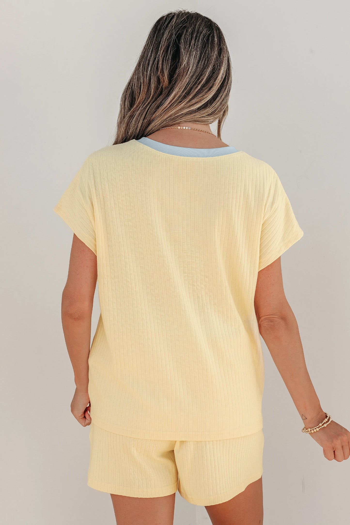 Sunny Days Ribbed Set