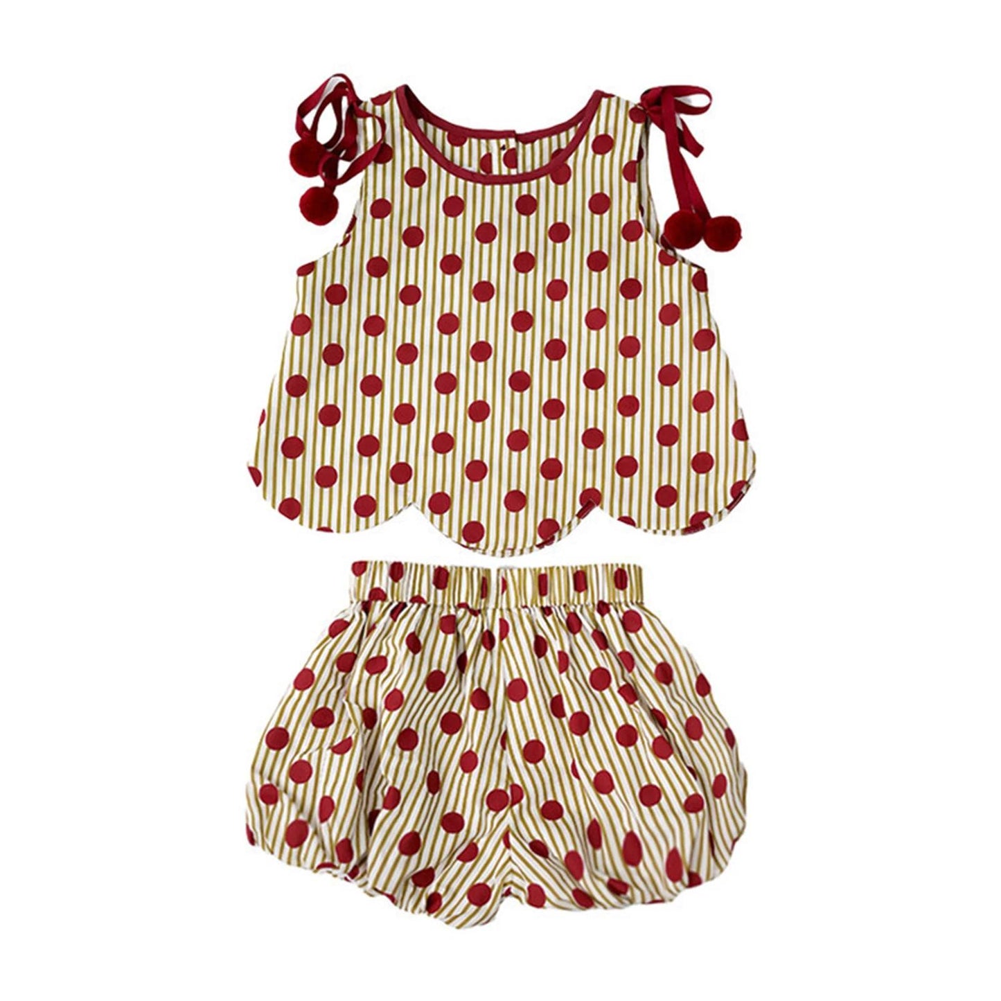 Red Polka Dot Bubble Set