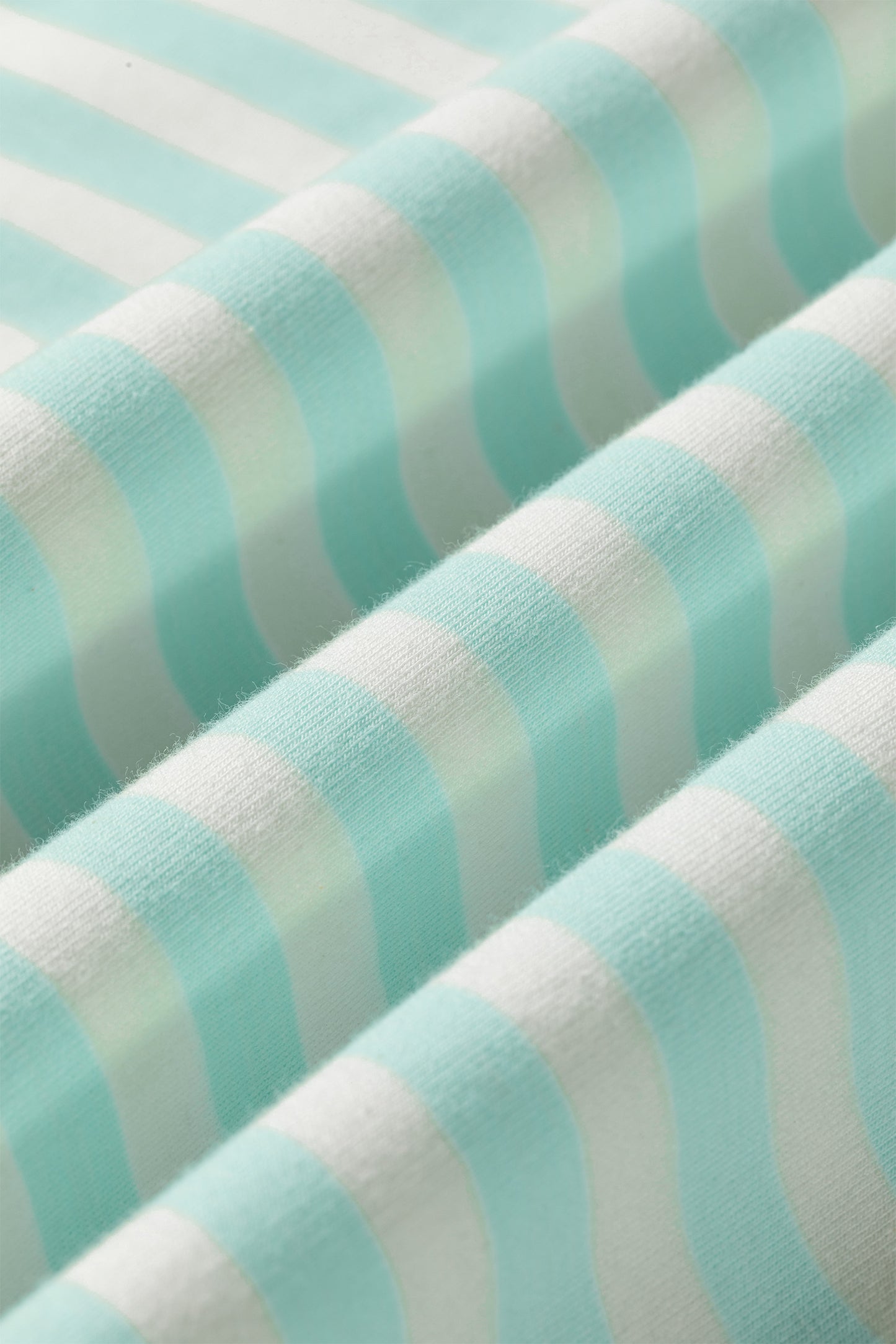 Mint Stripe Short Sleeve Top & Skort Set