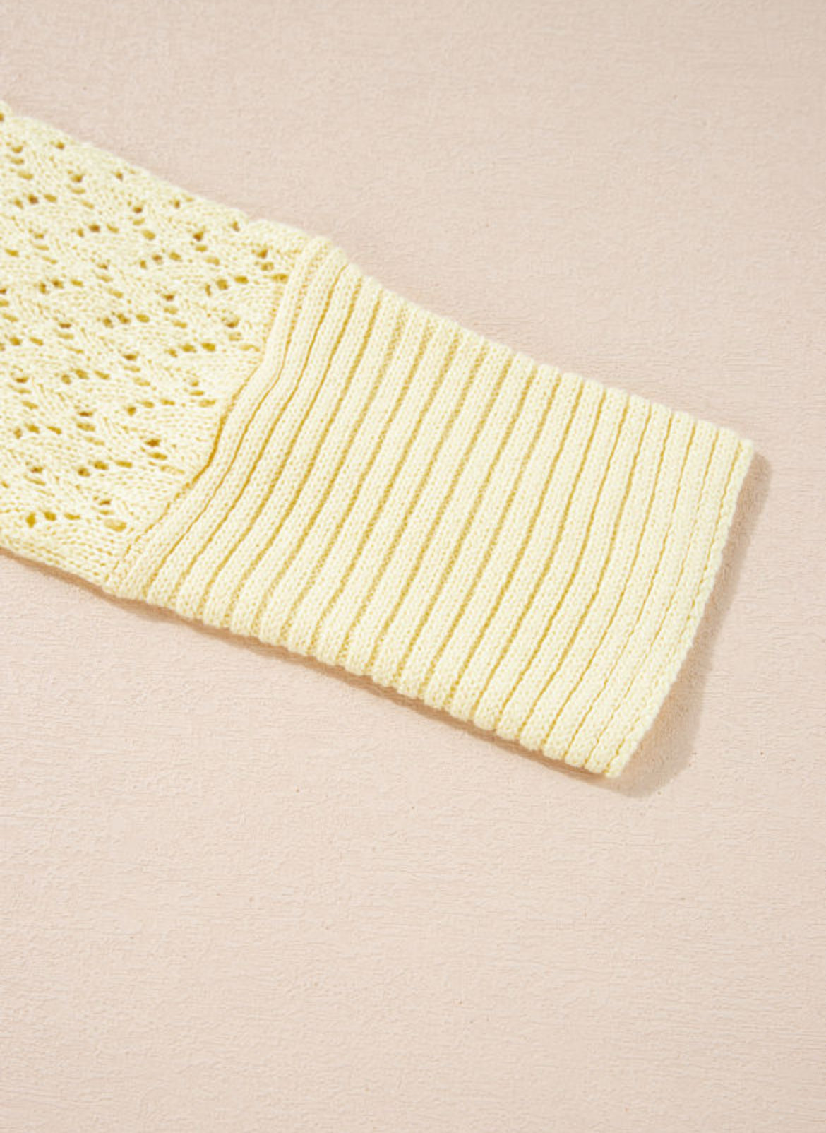 Lemon Drop Crochet Cardigan