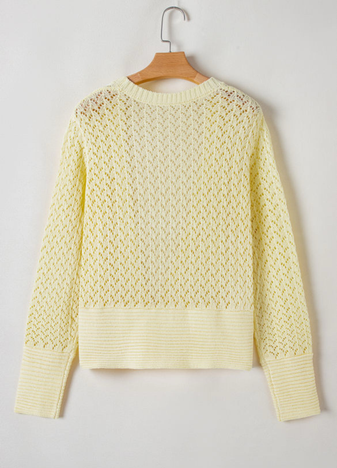 Lemon Drop Crochet Cardigan