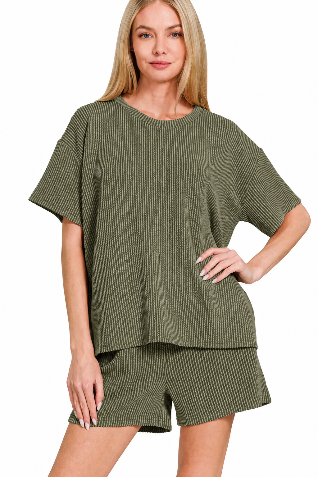 Spring Ribbed Sets by Zenana