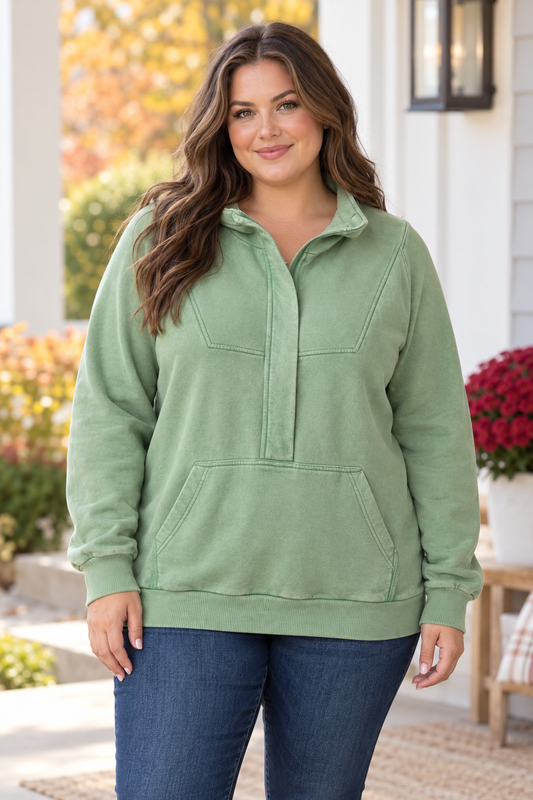 Michelle Mae Ryker Olive Pullover