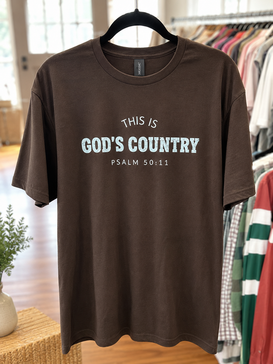 Polka Dot God’s Country Gildan Softstyle Tee
