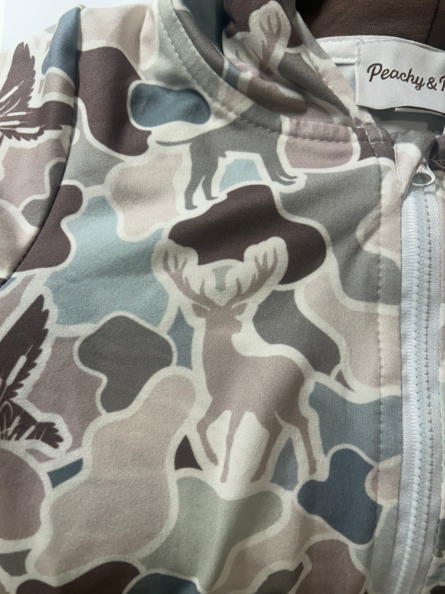 Camo Full Zip Hoodie