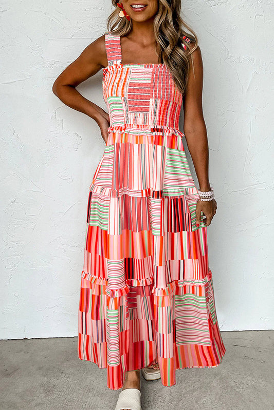 Peach Grove Patchwork Maxi