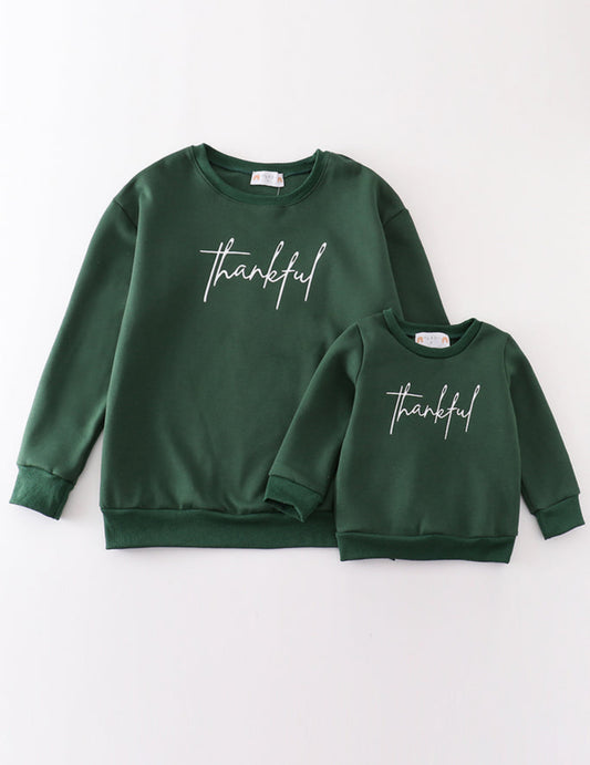 Thankful Fleece Sweatshirt – Cozy Fall Pullover