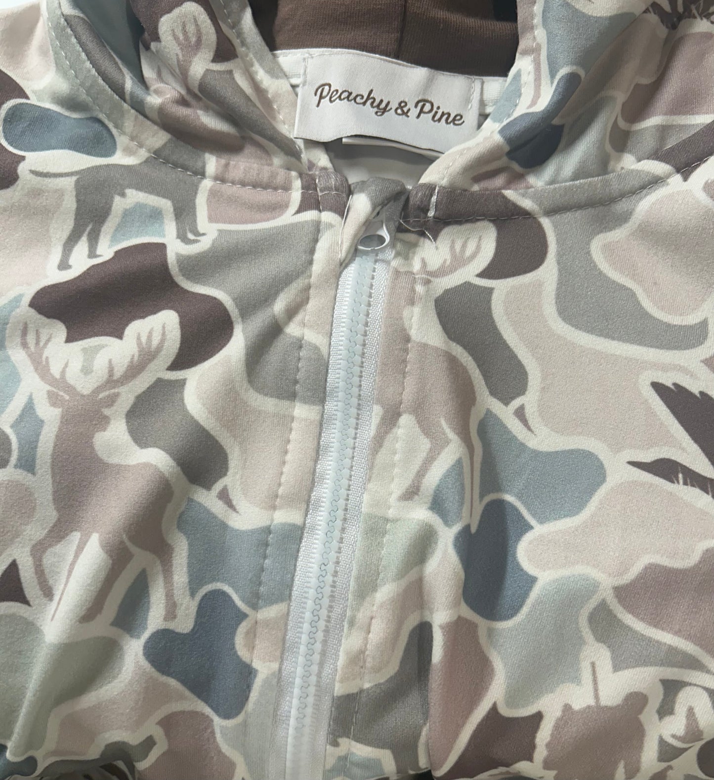 Camo Full Zip Hoodie