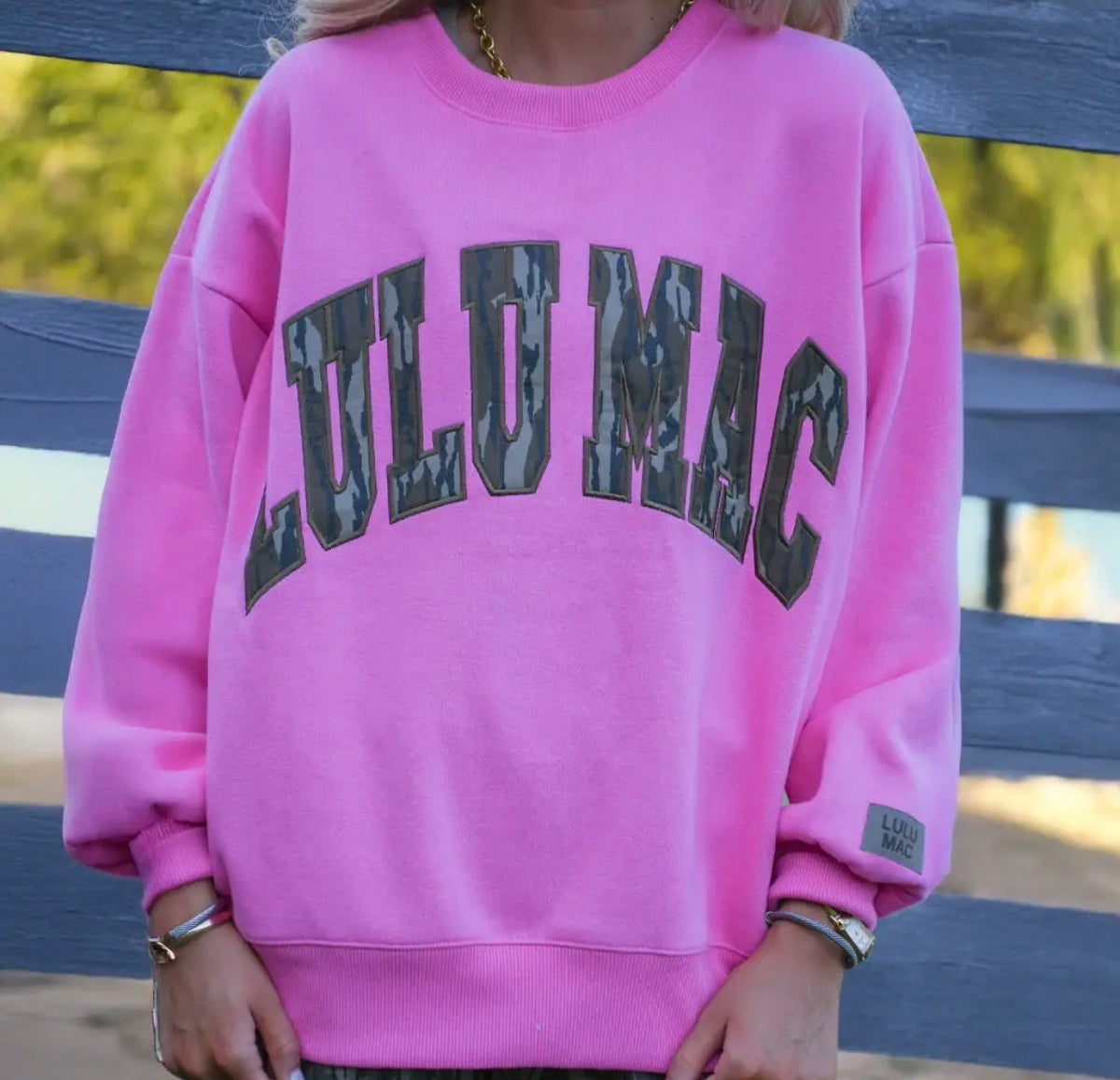 Mossy Oak Lulu Mac Bubblegum Pink Sweatshirt