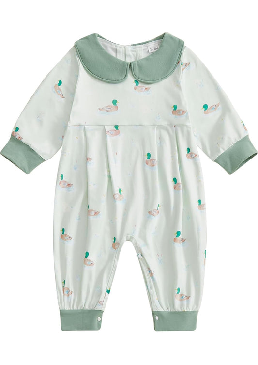 Collared Mallard Romper