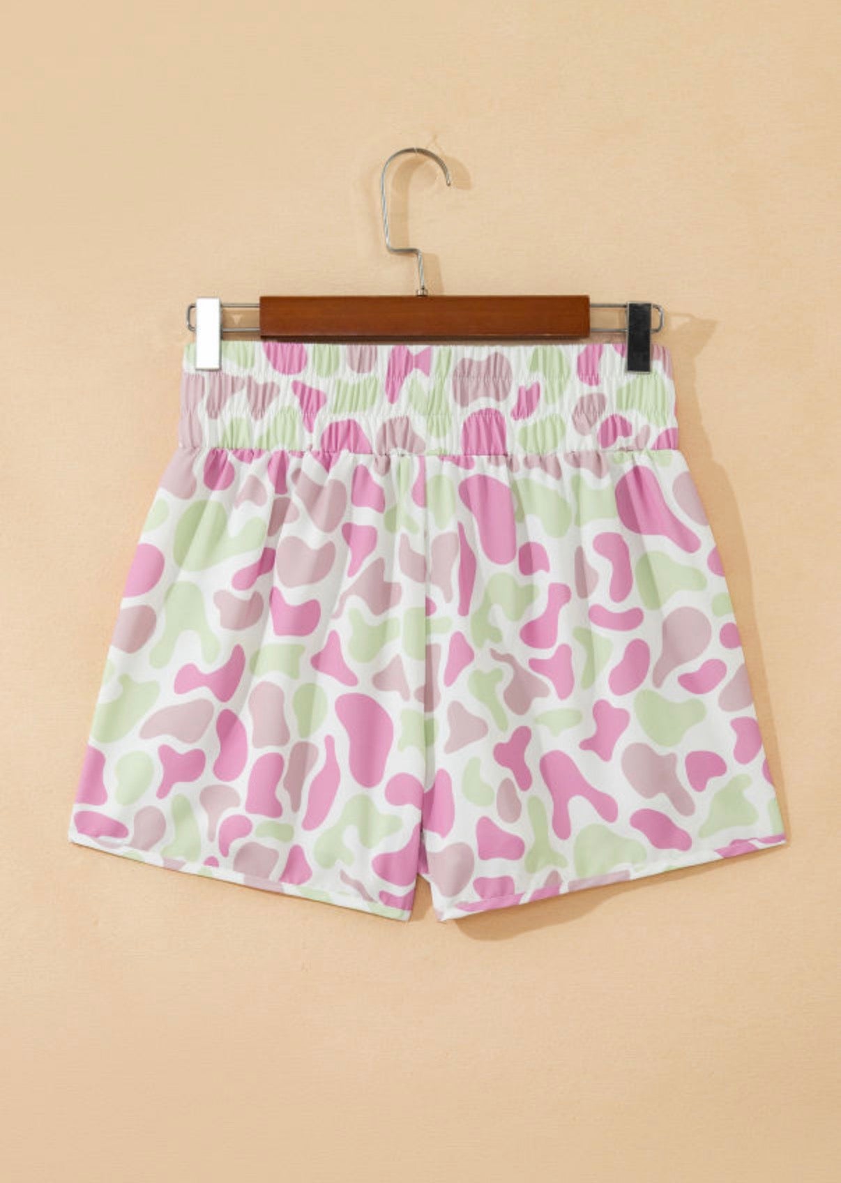 Pink & Sage Camo Shorts