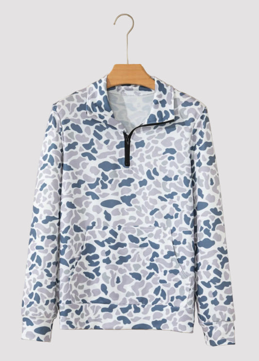 Camouflage Pullover | Kangaroo Pocket | Soft & Comfortable |