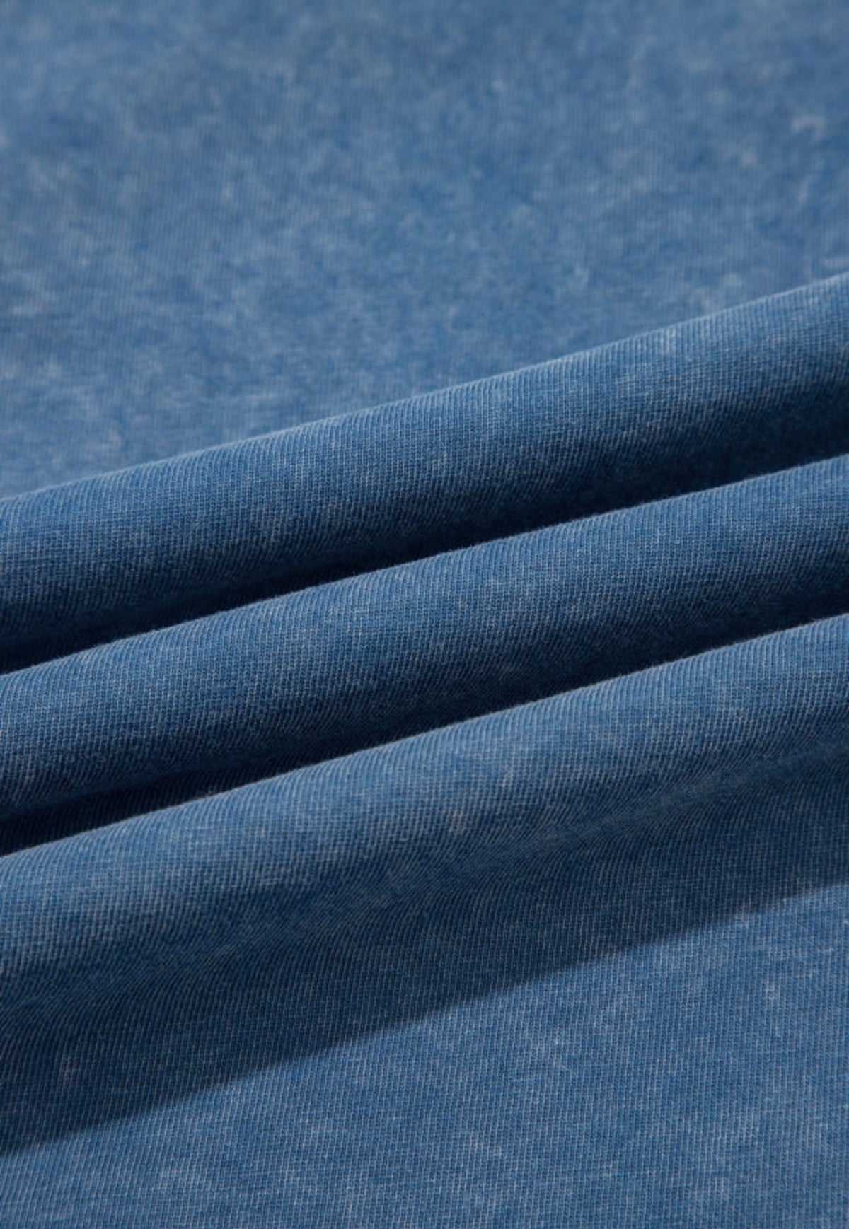 Blue Washed Wide Leg Pants