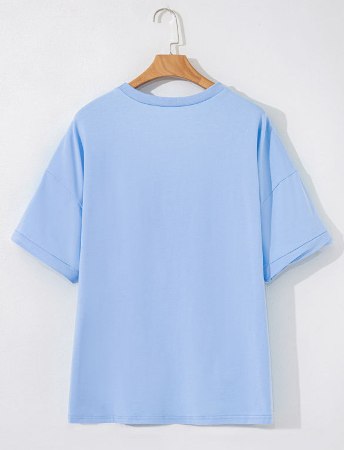 Sky Blue Hi-Low Relaxed Tee