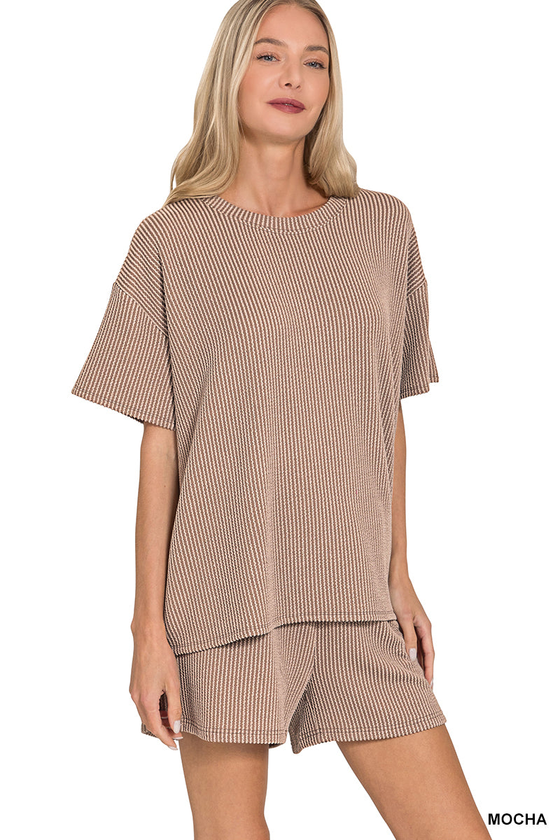 Spring Ribbed Sets by Zenana