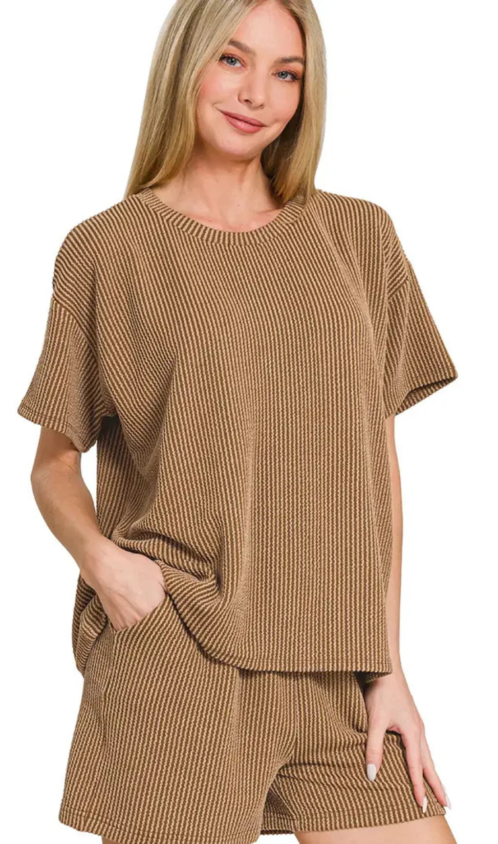 Spring Ribbed Sets by Zenana
