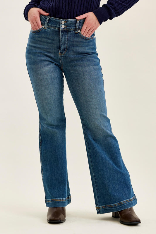 HW Petite Flare Tummy Control Double Button