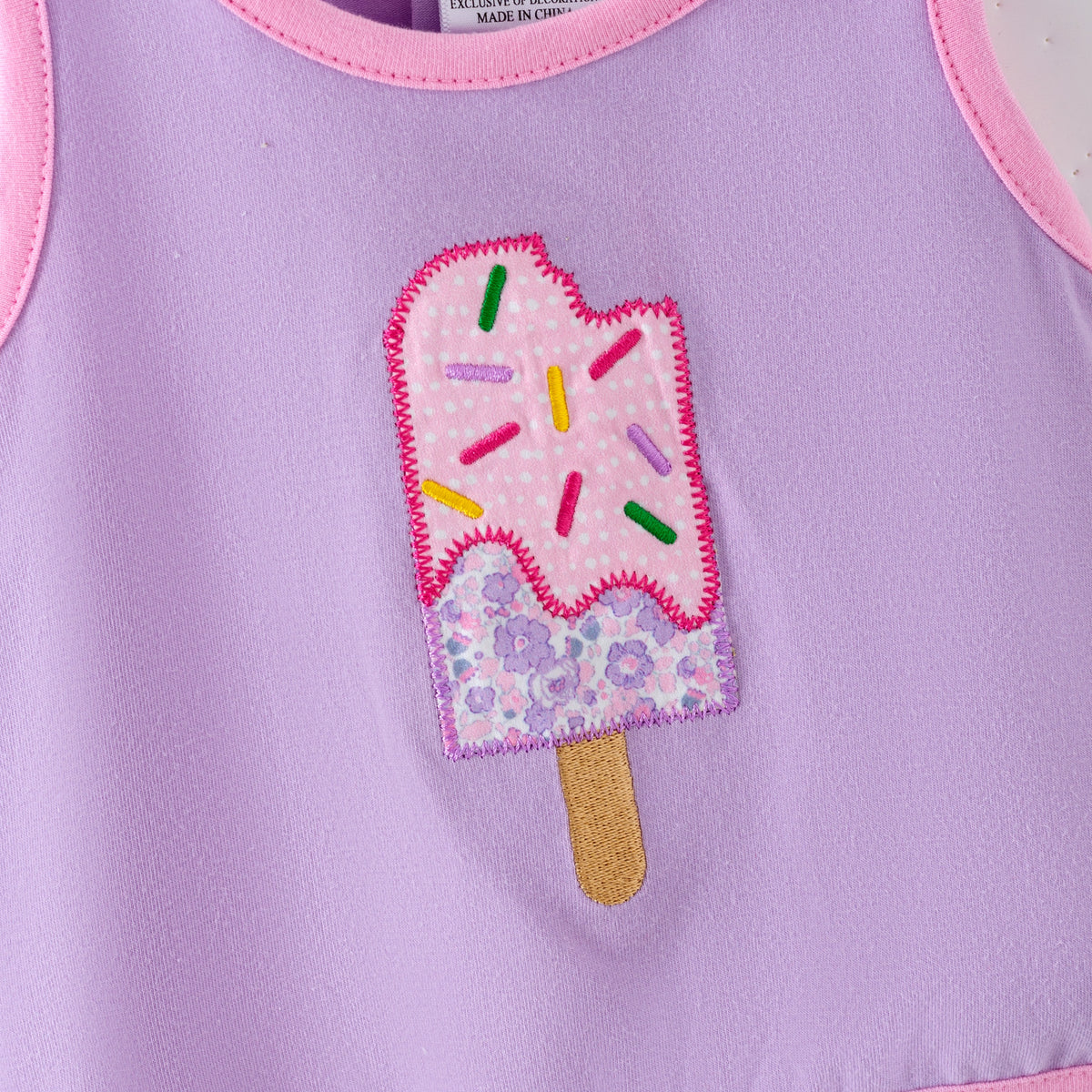 Popsicle Applique Tank & Bloomer Set
