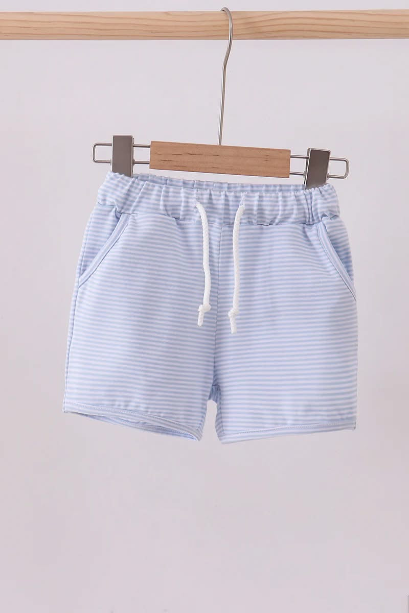Striped Drawstring Shorts