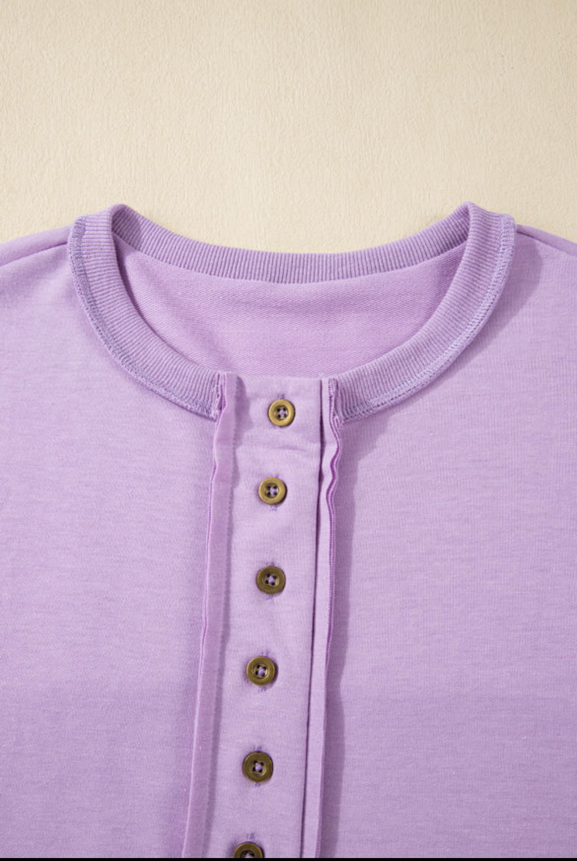 Orchid Petal Button Front Tunic Top