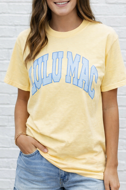 Lulu Mac Polka Dot Butter Tee