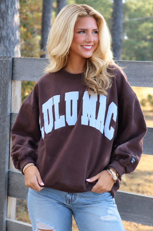 LULU MAC Brown/Blue Sweatshirt