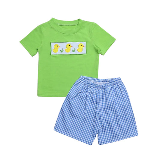 Duck & Gingham Short Set