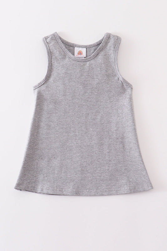 Gray Bow-Back Tank 🎀