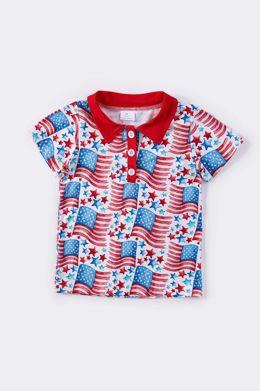 Stars & Stripes Kids’ Polo 🇺🇸