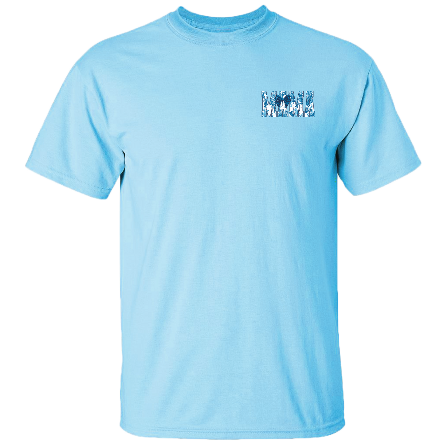 Mama Toile Preppy Bow Mom, Mother Graphic Tee